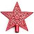 34 Enfeite Árvore Natal Vermelho Bolinha Ponteira Cordão - Imagem 5