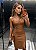 Vestido Tubinho Lorena em Couro Sintético Premium - Imagem 3
