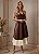 Vestido Andressa Bicolor em Couro Sintético Premium - Imagem 2