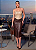 Conjunto Duo Colour Cropped Corset e Saia Lápis Luiza em Couro Sintético Premium - Imagem 4