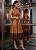 Vestido Andressa Bicolor Duo em Couro Sintético Premium - Imagem 1