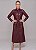 Conjunto Camisa Antonia e Saia Midi Fabiana em Couro Sintético Premium - Imagem 3