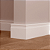 RODAPE POLIESTIRENO RUFFINO BRANCO 10CM FRISADO 15MM - 2,40M - Imagem 3