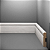 RODAPE EUCAFLOOR MDF 7CM ESTILO 2 - 2,40M - Imagem 1