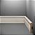 RODAPE EUCAFLOOR MDF 7CM ESTILO 16 - 2,40M - Imagem 1