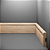 RODAPE EUCAFLOOR MDF 7CM ESTILO 6 - 2,40M - Imagem 1