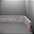 RODAPE EUCAFLOOR MDF 7CM ESTILO 25 - 2,40M - Imagem 1