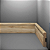 RODAPE EUCAFLOOR MDF 7CM ESTILO 7 - 2,40M - Imagem 1