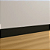 RODAPE MOLDUFAMA MDF 10CM PRETO LISO - 2,40M - Imagem 2