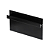 RODAPE EMBUTIDO RETO ALUMINIO PRETO - 3M - Imagem 1