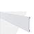 RODAPE POLIESTIRENO GART WALLSTYL WB20 BRANCO 20CM LISO 18MM - 2,44M - Imagem 3