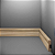RODAPE EUCAFLOOR MDF 5CM ESTILO 7 - 2,40M - Imagem 1