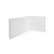 RODAPE POLIESTIRENO FINOTTATO BRANCO 15CM FRISADO SLIM 10MM - 2,40M - Imagem 1