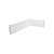 RODAPE POLIESTIRENO FINOTTATO BRANCO 7CM LISO 15MM - 2,40M - Imagem 1