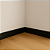 RODAPE POLIESTIRENO FINOTTATO PRETO 10CM LISO 15MM - 2,40M - Imagem 3