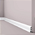 RODAPE POLIESTIRENO GART WALLSTYL FL3 BRANCO 5,5CM 17MM - 2,44M - Imagem 5
