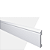 RODAPE POLIESTIRENO GART WALLSTYL FL2 BRANCO 12CM FRISADO 15MM - 2,44M - Imagem 1