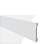 RODAPE POLIESTIRENO GART WALLSTYL GB15 BRANCO 15CM FRISADO 18MM - 2,44M - Imagem 1