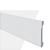 RODAPE POLIESTIRENO GART WALLSTYL GB20 BRANCO 20CM FRISADO 18MM - 2,44M - Imagem 1