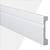 GUARNICAO POLIESTIRENO GART WALLSTYL FB11G BRANCO 11CM FRISADO 18MM - 2,44M - Imagem 2
