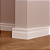RODAPE DE PVC ARKHE BRANCO 7CM FRISADO 15MM - 2M - Imagem 2