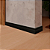 RODAPE DE PVC ARKHE PRETO 10CM FRISADO 15MM - 2M - Imagem 4