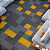 CARPETE EM PLACA BELGOTEX CONNECT 2.0 HUB YELLOW - 5M2 - Imagem 2