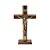 Crucifixo de Mesa Madeira Frisada - 26cm - Imagem 3