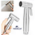 Ducha Higiênica Aço Inox 304 Acetinado/Escovado Metal Abertura 1/4 De Volta C 70 Gatilho Resistente - Imagem 3