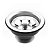 KIT COM 10 VÁLVULAS DE INOX 3.1/2 PÁDOVA PINO PLÁSTICO CROMADO P/ CUBAS TANQUES TRAMONTINA, TECNOCUBA E POLI STEEL - Imagem 2
