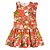 Vestido Babado Floral Vermelho - Imagem 1