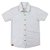 Camisa Social Listra Branco e Preto - Imagem 1