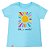 Camiseta Básica Sol Colorido Azul - Imagem 1