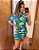 Vestido Rib Franzido Folha de Banana - Imagem 1