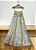Vestido Pregas Longo Azulina Farm - Imagem 1
