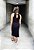 Vestido Rib Regata Liso Preto - Imagem 3