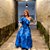 Vestido Aquarela Floral Ombro Só Farm - Imagem 2