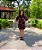 Vestido T-Shirt Logotuca Preto Farm - Imagem 1