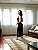 Vestido Midi Preto Decote X Farm Original - Imagem 4
