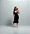 Vestido Midi Preto Decote X Farm Original - Imagem 2