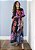Vestido Midi Banana Floral Azul - Imagem 3