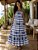 Vestido Midi Flores Azuis ( sem troca) - Imagem 2