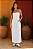 Vestido Reto Alfaiataria Branco - Imagem 1