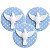 Lembrancinha de Batizado com Divino Espírito Santo – Ímã Decorativo Azul para Menino - Imagem 2