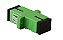 ADAPTADOR-ACLOPADOR SIMPLEX - FIBRA OTICA SC/APC - KIT COM 50 UNIDADES - Imagem 1