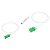 SPLITTER CONECTORIZADO SC/APC 1X2 - VERDE - Imagem 1