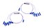 SPLITTER CONECTORIZADO SC/UPC 1X8 - AZUL - Imagem 1