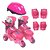 Patins 3 rodas Barbie ajustavel 29 a 32 - Fun F00107 - Imagem 3