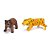 Duelo Selvagem Com Som - Urso Tigre - Unik Toys - Imagem 1