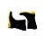 Bota Impermeável para Motoqueiro Nº44 (Solado Amarelo) - Imagem 1